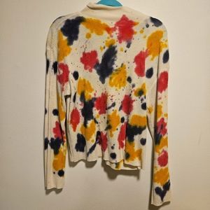 Women's Tye Dye Anthropologie t.la Tye Dye Turtleneck Shirt Size Medium